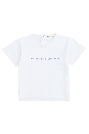 T-shirt in cotone bianco BABE & TESS KIDS | 21418154135